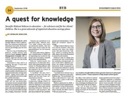 September 2018, page 24, image of Jennifer Ridedout