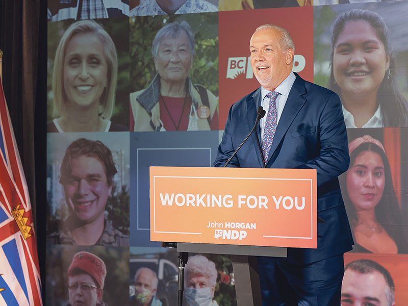 John Horgan, British Columbia Premier