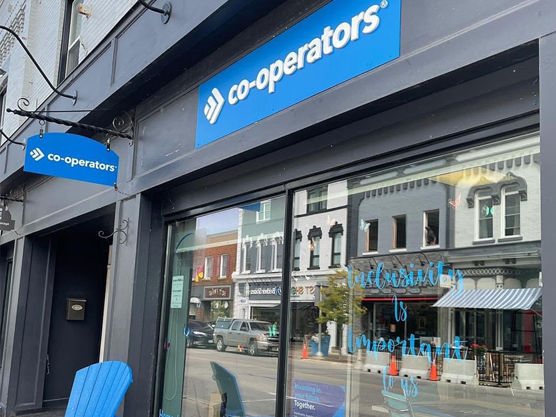 Co-operators advisor office featuring new branding English