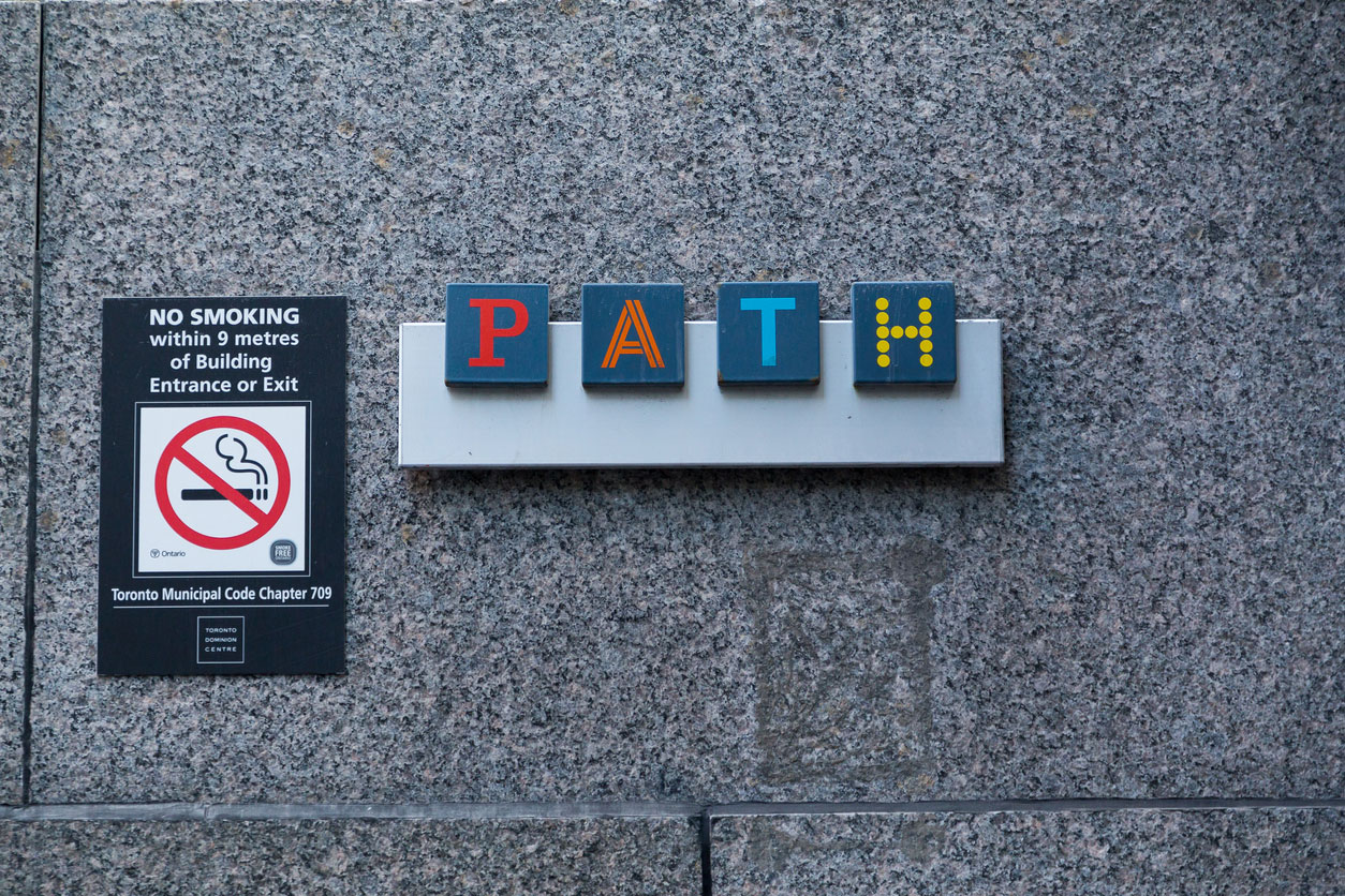 Toronto PATH sign