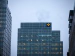 Laurentian bank logo on building