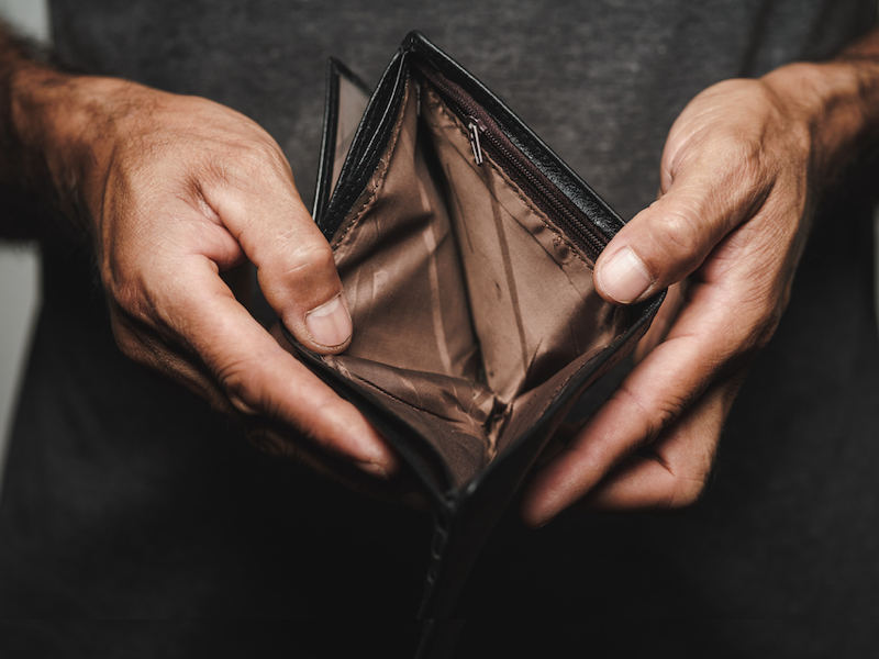 empty wallet
